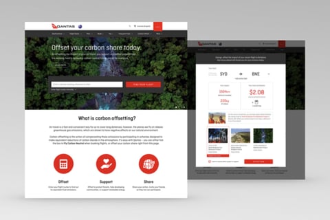 Improving Qantas Carbon Offsetting Experience project