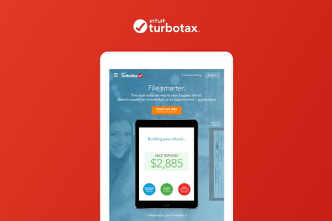 TurboTax Marketing Website project