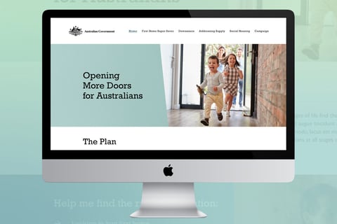 Australian Government Campaign Website project