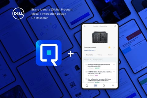 Dell QRL Genesys Visual Identity & Product Design project