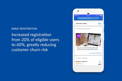 B2B2C Registration | Castlight Health project