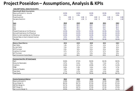 Operating Model and Valuation Analysis project