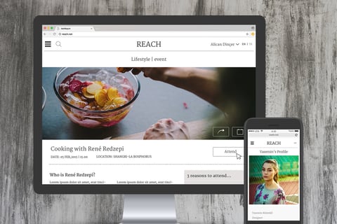Reach | A Responsive Community Website project