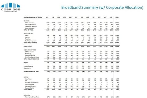 Cobridge Budget project