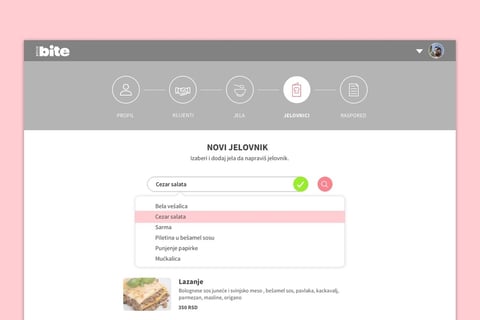 Admin Panel UX Design project