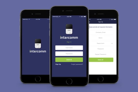 Internal Team Communications App project