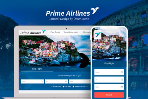 Prime Airlines | Concept Design project