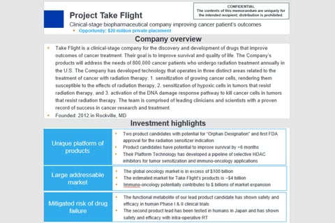 Private Placement Materials project