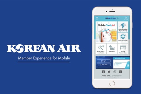 Korean Air Member Experience for Mobile project