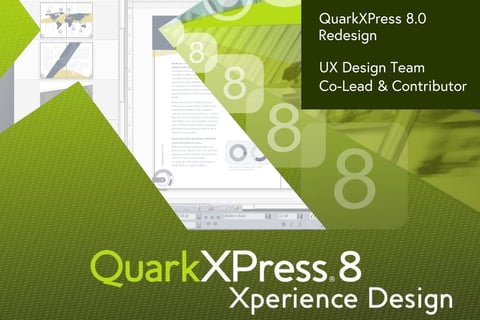 QuarkXPress 8.0 UI Redesign project
