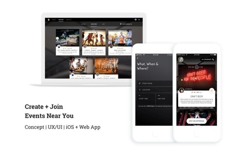 Events App – iOS and Web project