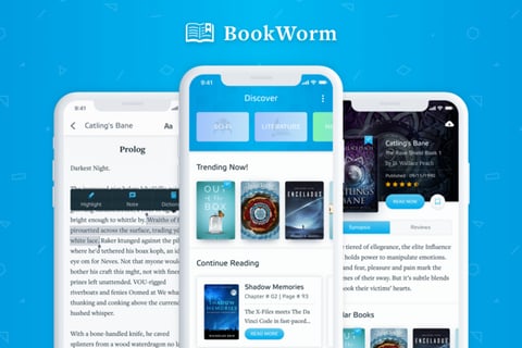 BookWorm eBook Reader iOS App project