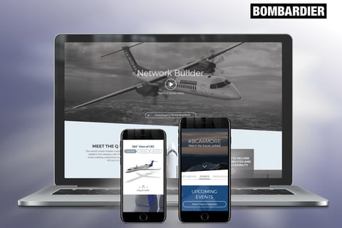 UX Design: Bombardier Commercial Aircraft Website Redesign project