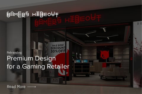 Rebranding a Gaming Retailer project