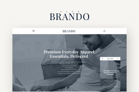 Club Brando | Clothing Subscription Service Platform project
