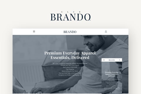 Club Brando | Clothing Subscription Service Platform project