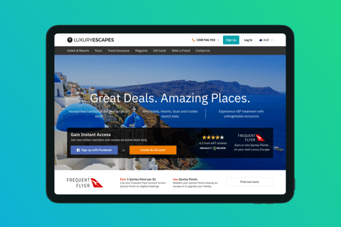 Luxury Escapes project