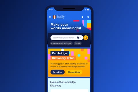 Online Cambridge Dictionary project