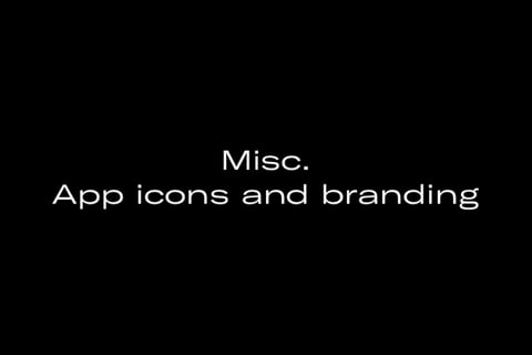 Miscellaneous App Icons and Branding project