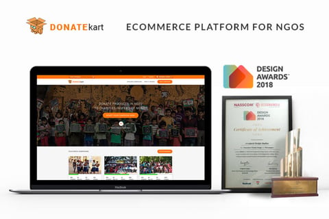 Donatekart | UX, UI, and Front End project