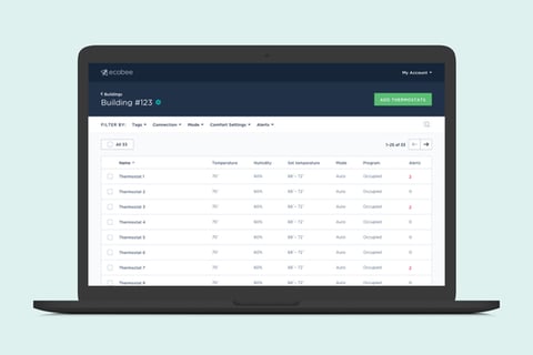 ecobee Smartbuildings Webapp project