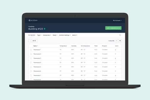 ecobee Smartbuildings Webapp project