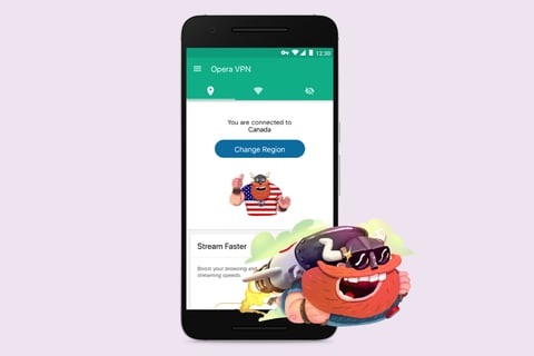 Opera VPN Android App project