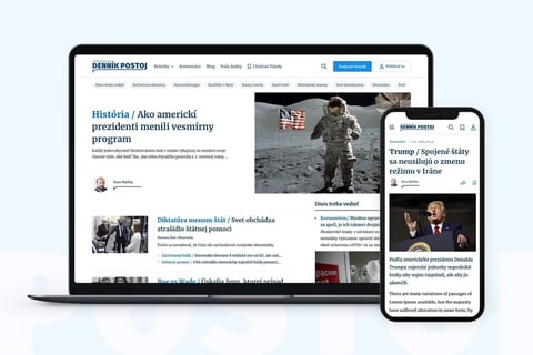 Postoj - News Portal Redesign project