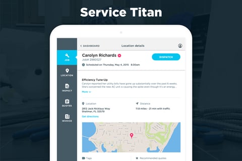 Service Titan – Mobile Redesign project