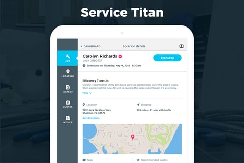 Service Titan – Mobile Redesign project