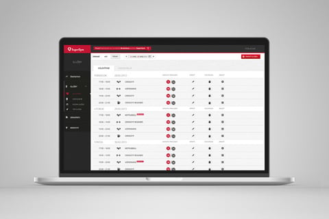 Booking Admin for Fitness Company project