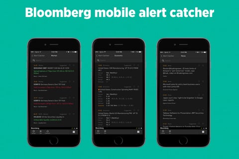 Bloomberg Mobile Alert Catcher project