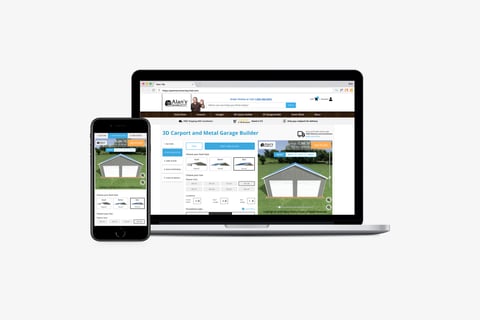 Custom Garage Builder eCommerce Experience project