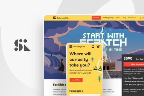 Saturday Kids|Website Redesign project
