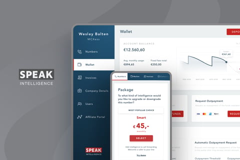 Speak Intelligence|Dashboard UX/UI Design project