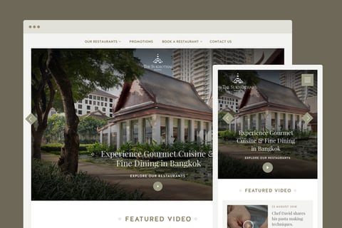 The Sukhothai Bangkok - Luxury Design Hotel in The Heart of Bangkok project