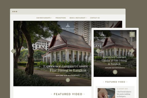 The Sukhothai Bangkok - Luxury Design Hotel in The Heart of Bangkok project