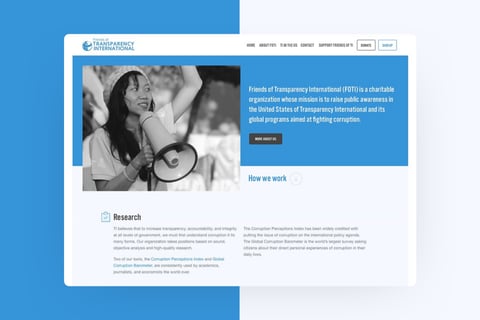 Transparency International - A World in Which Government, Business, Civil Society and The Daily Lives of People Are Free of Corruption project