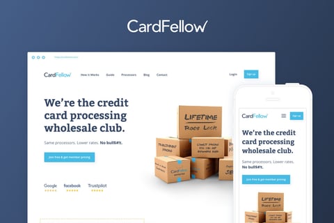 CardFellow Responsive Website project