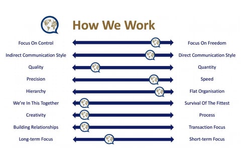 Organizational Culture Visualization project