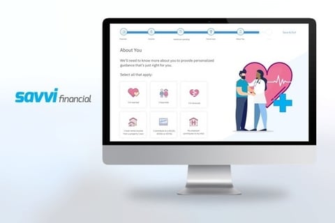 Savvi Financial HSA Wizard UI Design project