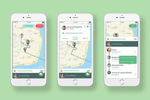 GOKID | Safe Car Pool Service for Parents project