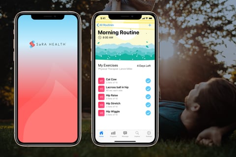 SaRA Health - First Time UX for Physical Therapy Patients project
