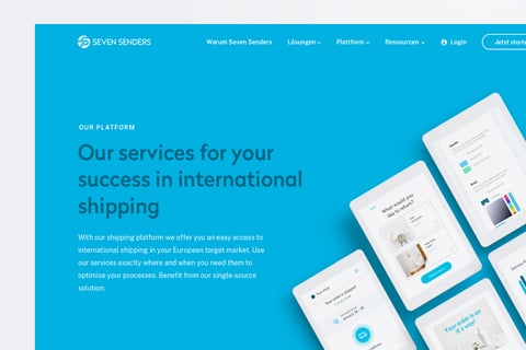 Seven Senders | Rebranding and Web Design project