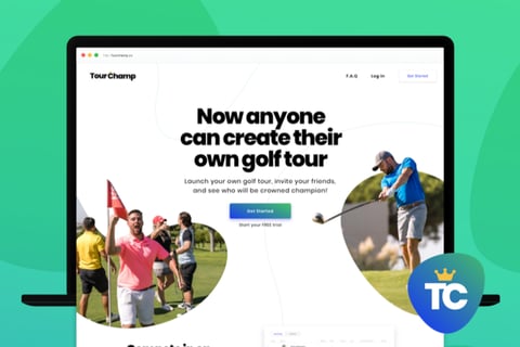 Web Design & Branding for Golf Startup project