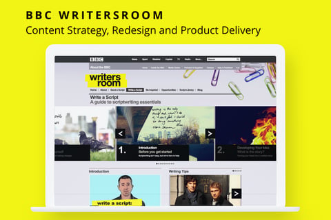 The BBC Writersroom Relaunch project