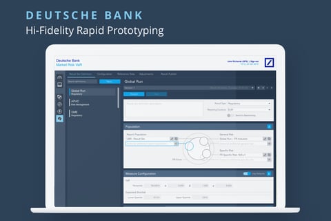 Deutsche Bank: Hi-fidelity Rapid Prototyping project