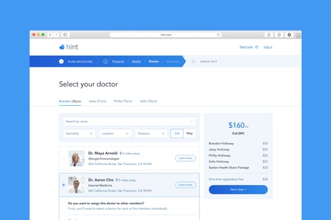 Hint | Powering Direct Primary Care Billing In The USA project