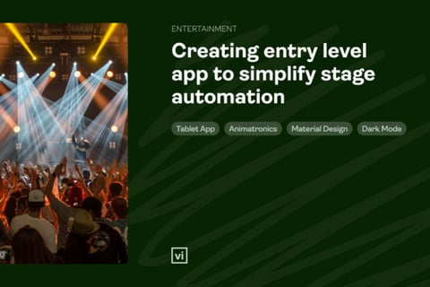 Entry-level App to Simplify Stage Automation project