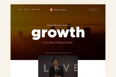 Single Grain Redesign project